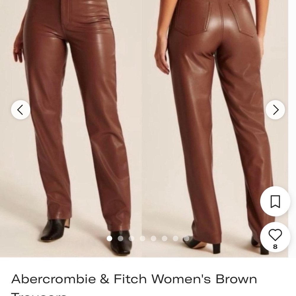 Abercrombie & Fitch Women's Brown Trousers